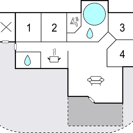 度假居 Thorsvej Otterup V *